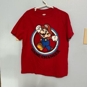 Red Super Mario Brothers Game Changer T-Shirt